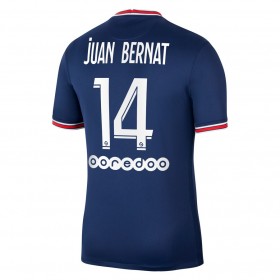 Fußballtrikots Paris Saint-Germain PSG Juan Bernat 14 Heimtrikotsatz 2021-2022